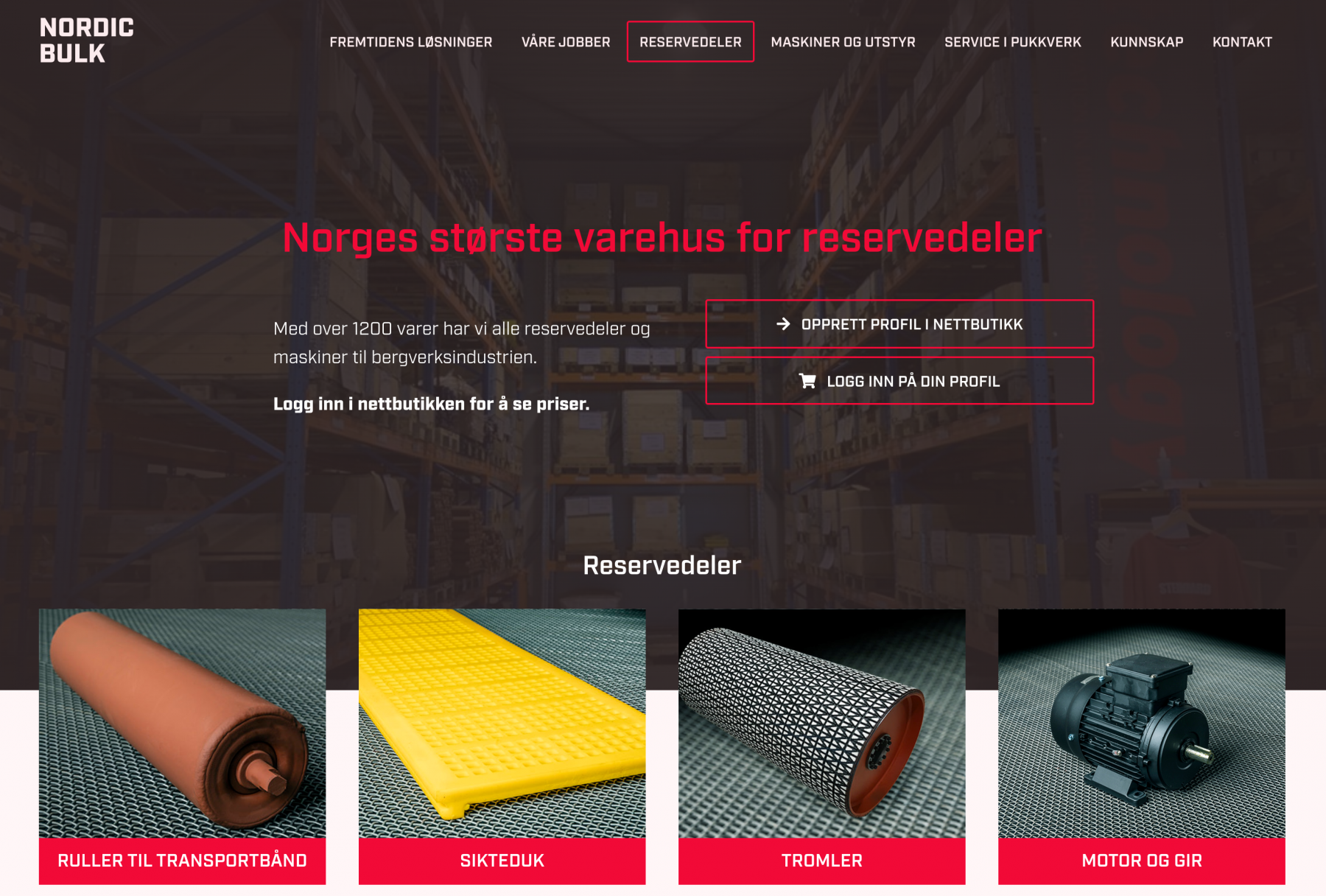 nordic bulk reservedeler